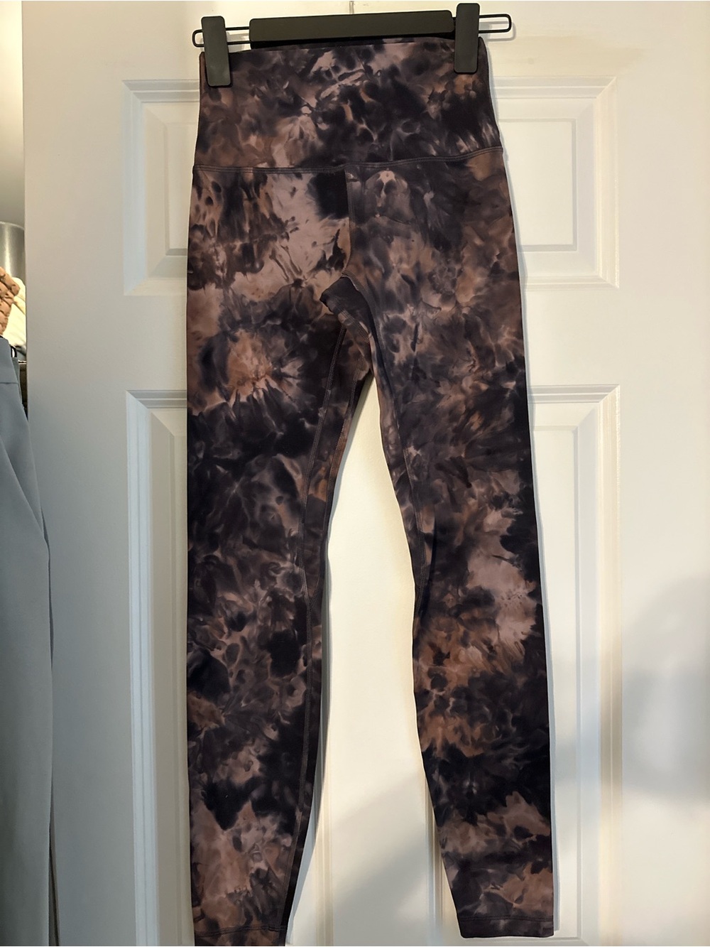 lululemon athletica High-Rise Tie-Dye Leggings in Brown and Black